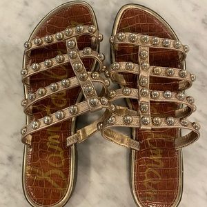 Glenn Studded Slide Sandal